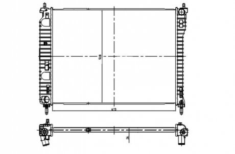 Автозапчасть NRF 550013