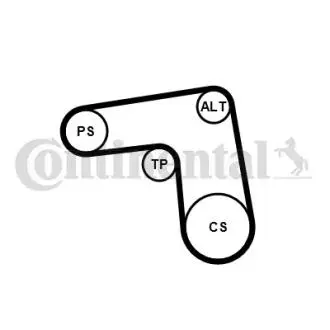 Фото автозапчасть Contitech 7PK1076K1 Автозапчасть Contitech 7PK1076K1