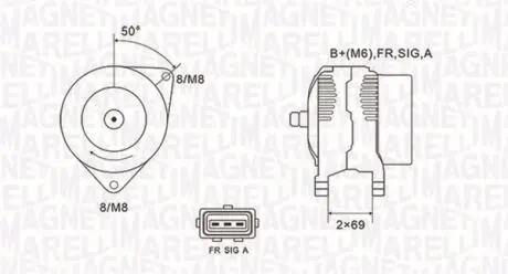 Автозапчасть MAGNETI MARELLI 063731857010