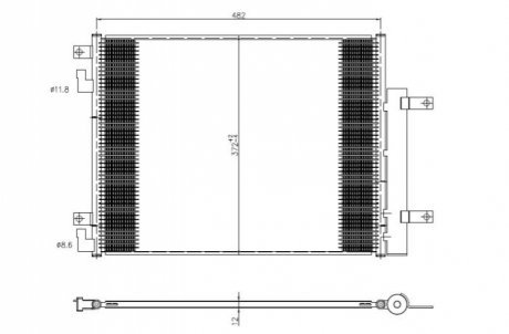 Автозапчасть NRF 350506