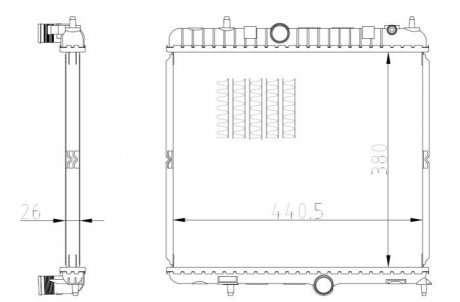 Автозапчасть NRF 550021