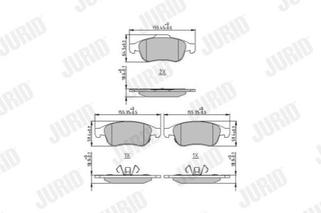 Автозапчасть Jurid 573766J