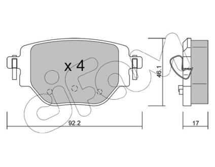 Автозапчасть CIFAM 82212460