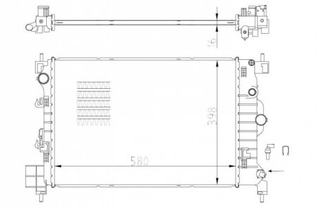 Автозапчасть NRF 550003