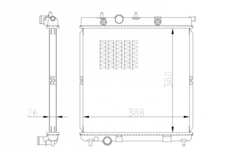 Автозапчасть NRF 550016 (фото 1)