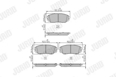 Автозапчасть Jurid 573782J