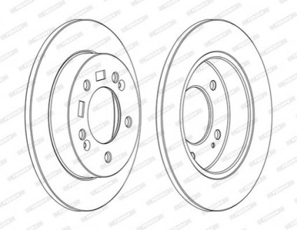 Автозапчасть FERODO DDF1874C