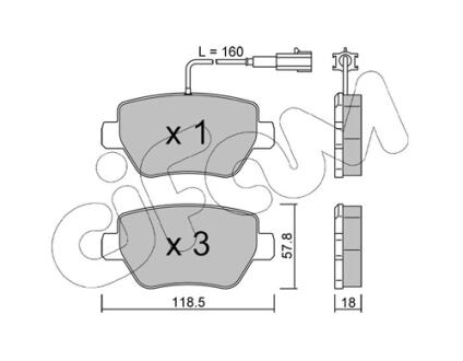 Автозапчасть CIFAM 82212040