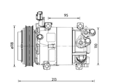 Автозапчасть MAHLE / KNECHT ACP1468000P