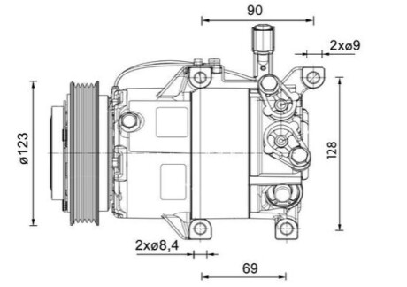 Автозапчасть MAHLE / KNECHT ACP1459000P