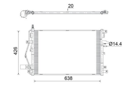 Автозапчасть MAHLE / KNECHT AC924000S