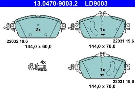 Автозапчасть ATE 13047090032