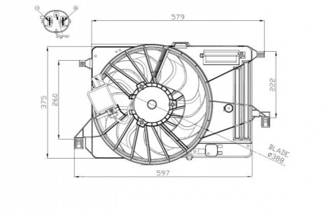 Автозапчасть NRF 47964