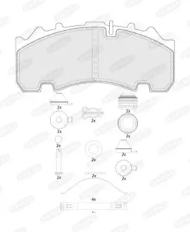 Автозапчасть BERAL BCV29263TK