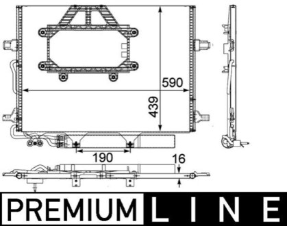 Автозапчасть MAHLE / KNECHT AC453000P