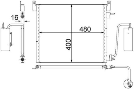 Автозапчасть MAHLE / KNECHT AC408000S