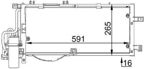 Автозапчасть MAHLE / KNECHT AC309001S