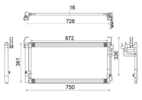 Автозапчасть MAHLE / KNECHT AC265000S (фото 1)