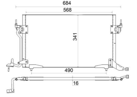 Автозапчасть MAHLE / KNECHT AC182001S