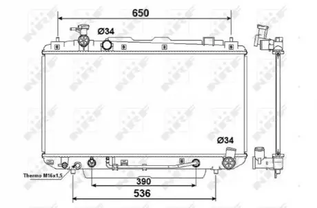 Автозапчасть NRF 58415