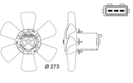 Автозапчасть MAHLE / KNECHT CFF7000S