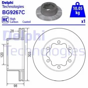 Автозапчасть Delphi BG9267C