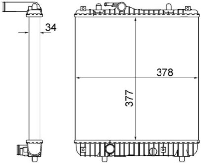 Автозапчасть MAHLE / KNECHT CR837001S