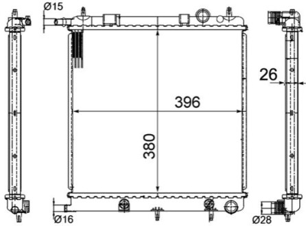 Автозапчасть MAHLE / KNECHT CR556000S