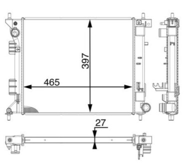 Автозапчасть MAHLE / KNECHT CR1981000P