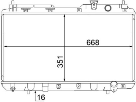 Автозапчасть MAHLE / KNECHT CR1457000S