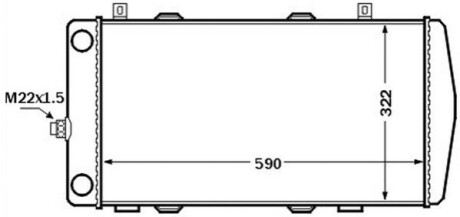 Автозапчасть MAHLE / KNECHT CR1513000S