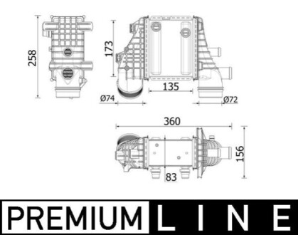 Автозапчасть MAHLE / KNECHT CI553000P