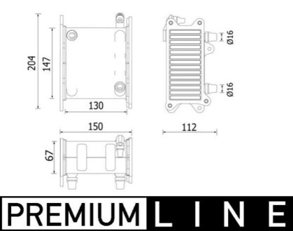 Автозапчасть MAHLE / KNECHT CI224000P