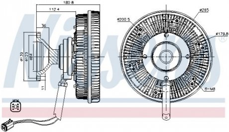 Автозапчасть NISSENS 86143