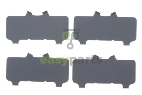 Комплект протискрипних пластин (передніх) Mitsubishi Pajero IV/Toyota Hilux 06-/Land Cruiser Prado/Lexus GX 01- FRENKIT 940113