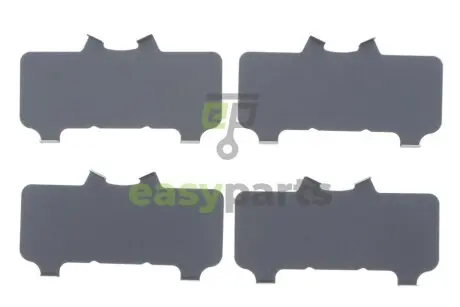 Комплект протискрипних пластин (передніх) Mitsubishi Pajero IV/Toyota Hilux 06-/Land Cruiser Prado/Lexus GX 01- FRENKIT 940113