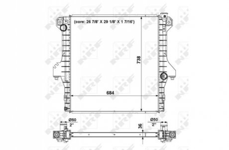 Автозапчасть NRF 56025