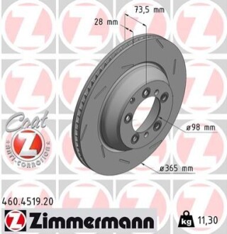 Автозапчасть ZIMMERMANN 460451920