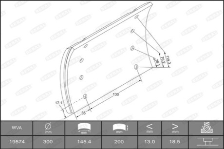 Автозапчасть BERAL KBL1957401517