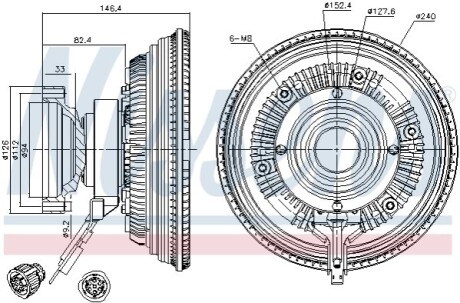 Автозапчасть NISSENS 86150