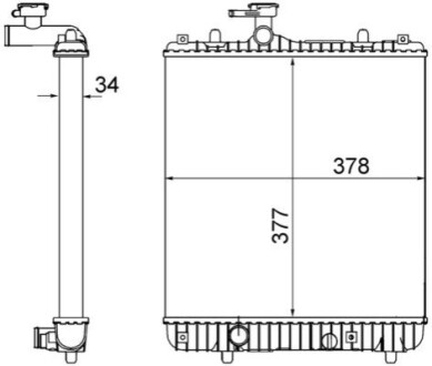 Автозапчасть MAHLE / KNECHT CR1495001S