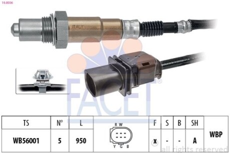 SONDA LAMBDA FACET 108506