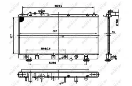 Автозапчасть NRF 50142