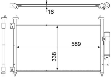 Автозапчасть MAHLE / KNECHT AC464000S