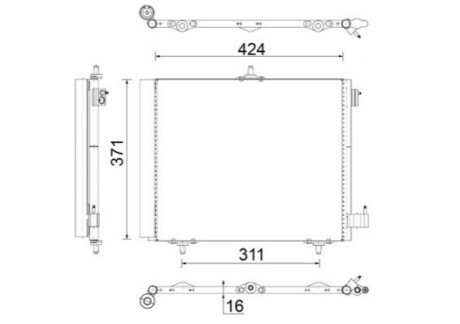 Автозапчасть MAHLE / KNECHT AC460000S