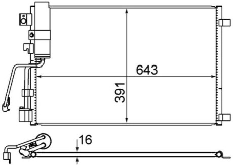 Автозапчасть MAHLE / KNECHT AC605000S