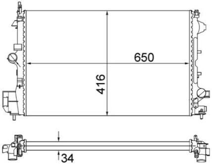 Автозапчасть MAHLE / KNECHT CR835001S