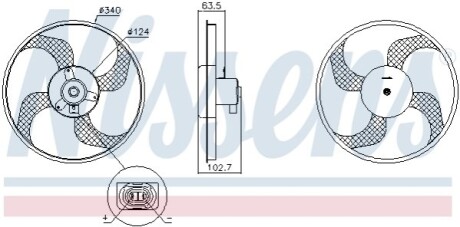 Автозапчасть NISSENS 85928