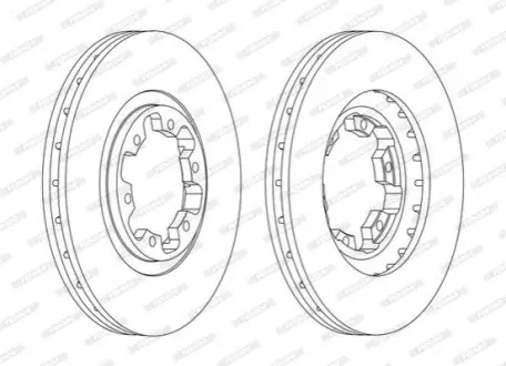 Автозапчасть FERODO DDF1626C