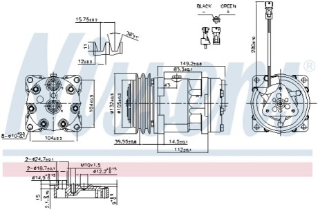 Автозапчасть NISSENS 890336